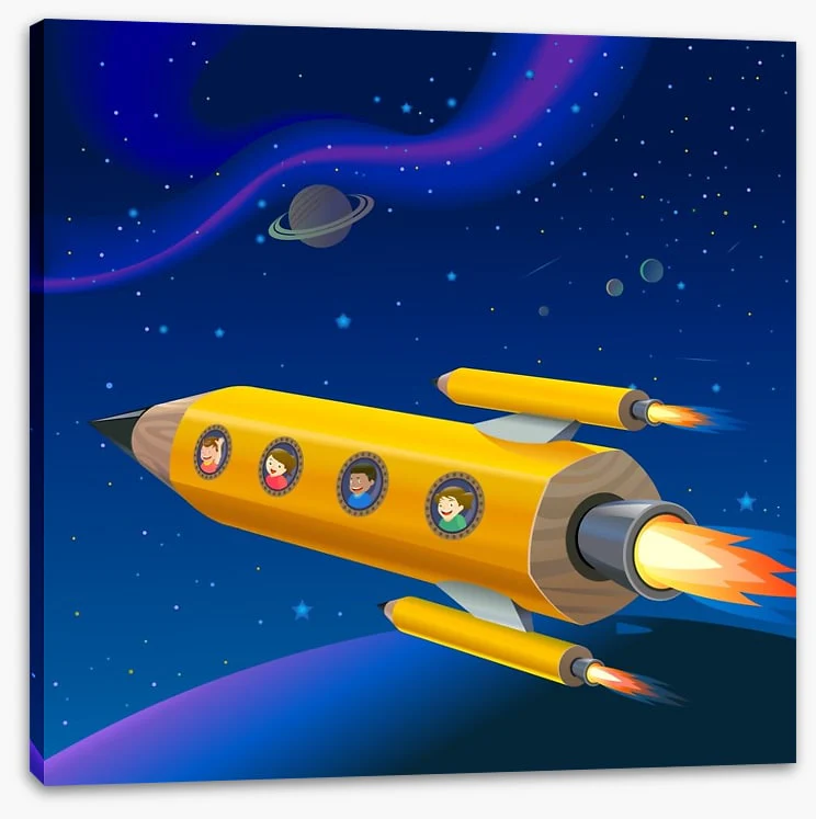 Pencil rocket to outerspace - Image 2