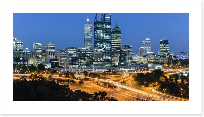 Perth skyline at dusk - Image 2