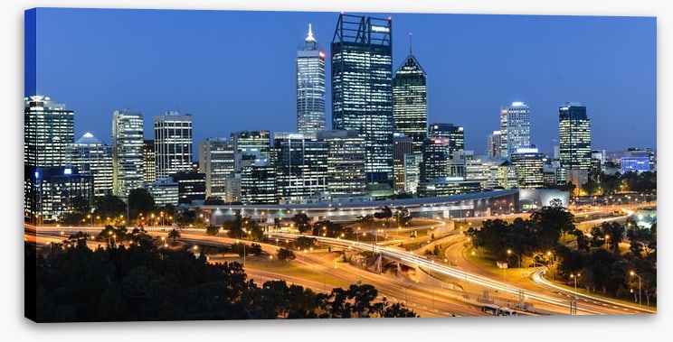 Perth skyline at dusk - Image 2