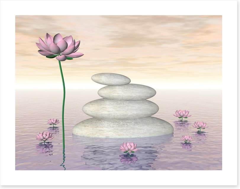 Pink lily zen - Image 2