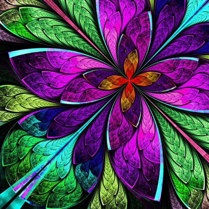 Purple fractal