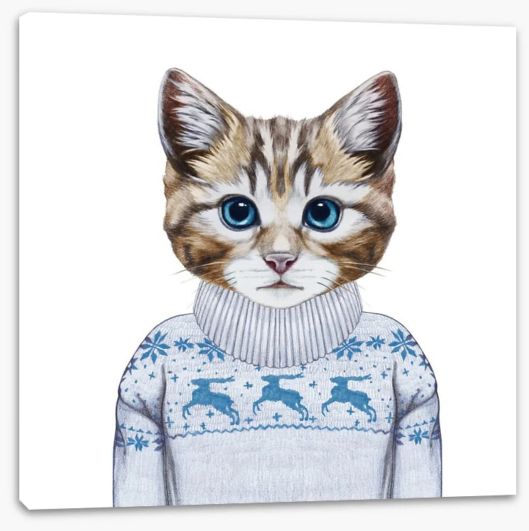 Puss in sweater - Image 2