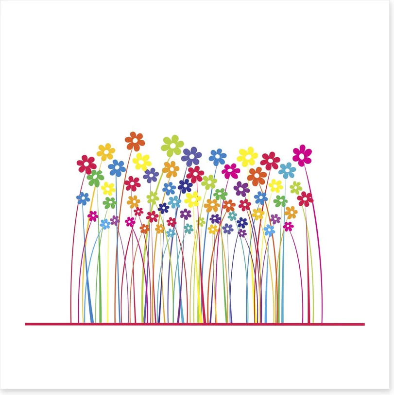 Rainbow flowers - Image 2