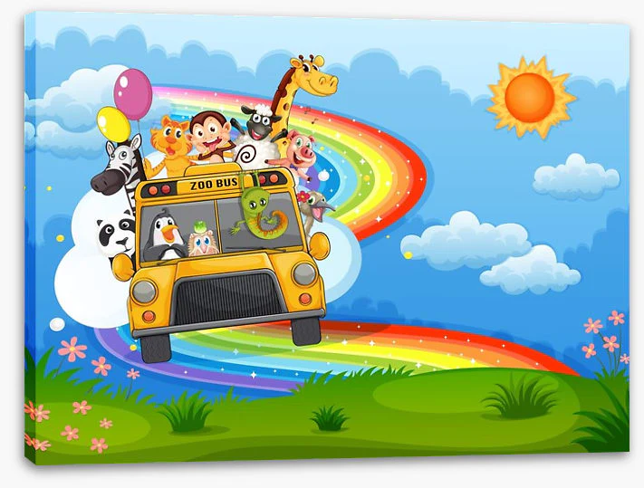 Rainbow road to the zoo - Image 2