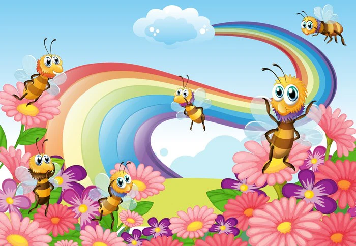 The rainbow bees