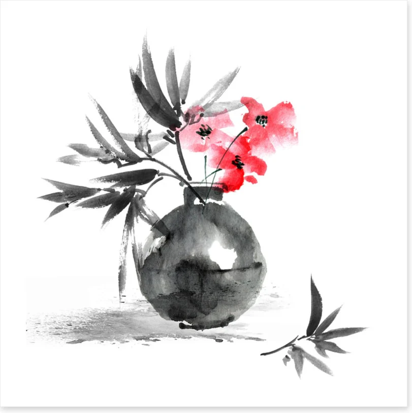 Red ink blossom - Image 2