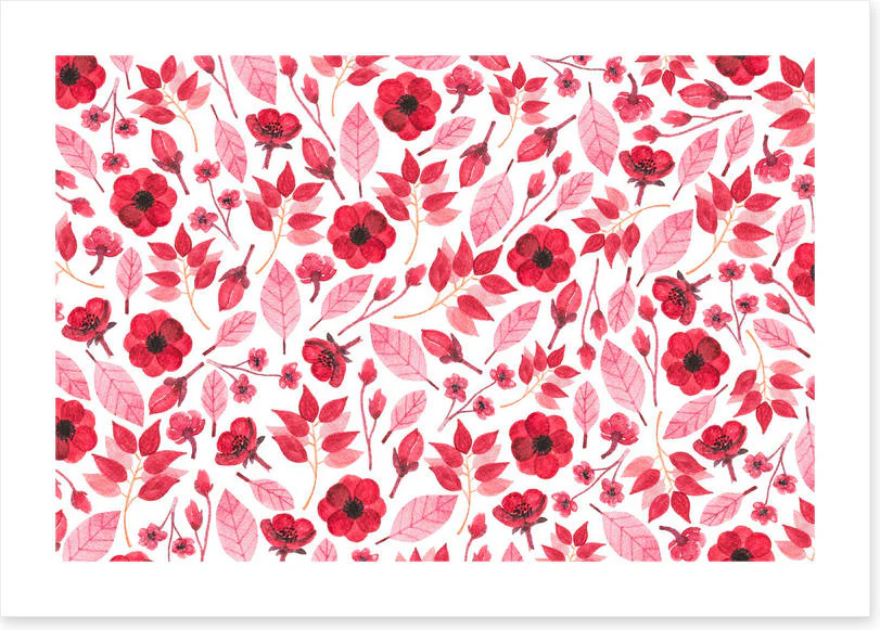 Red petal leaves - Image 2