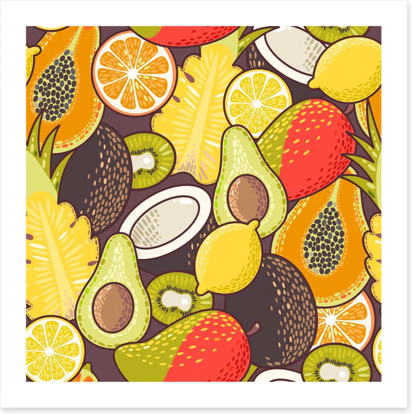 Retro fruits - Image 2