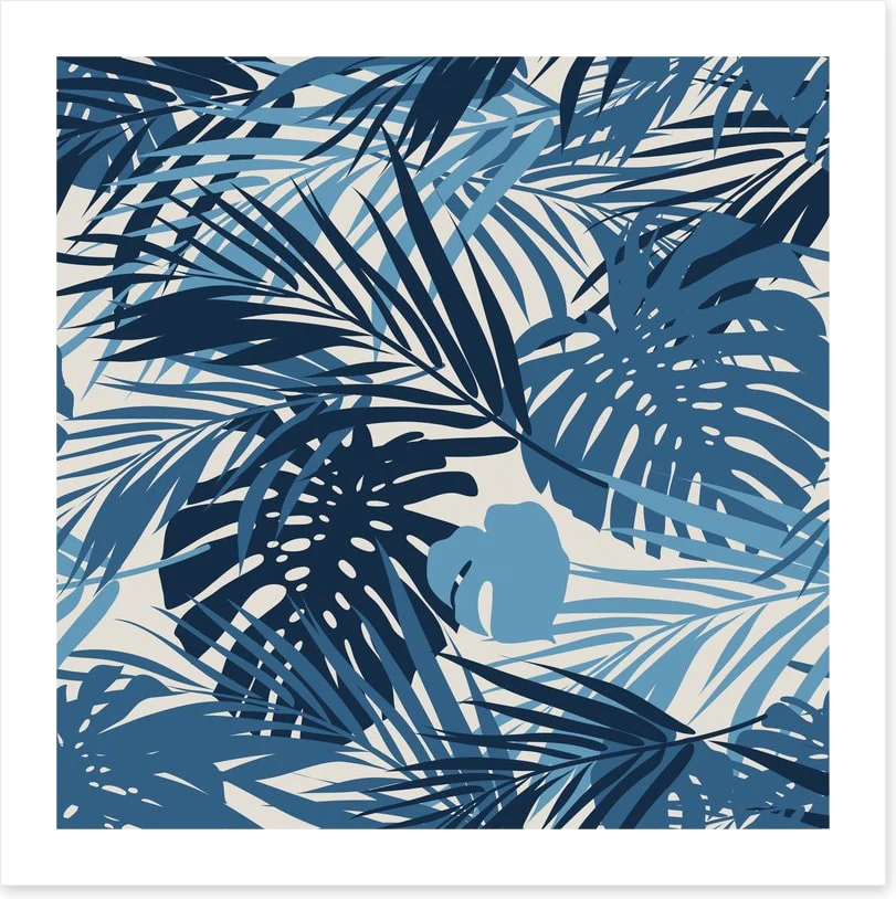Retro jungle leaves - Image 2