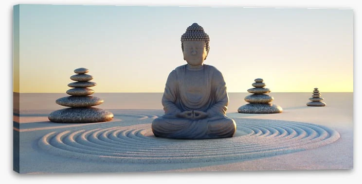 Rock garden buddha - Image 2