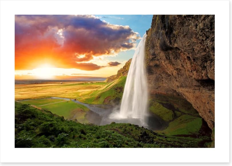 Seljalandsfoss waterfall, Iceland - Image 2