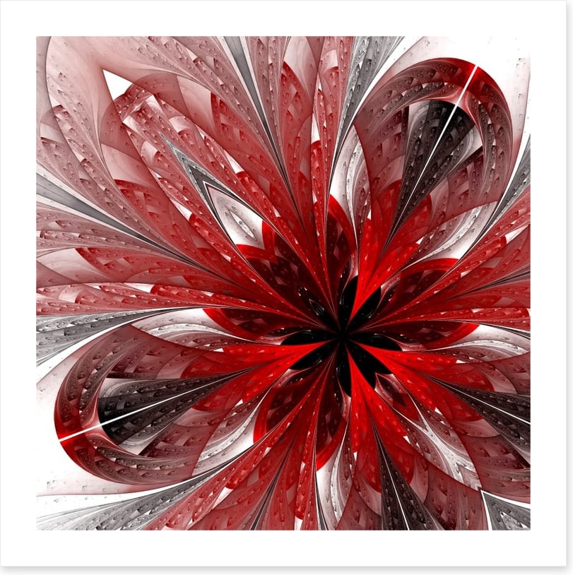 Shiny red fractal - Image 2