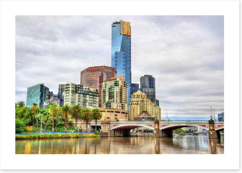Skyline of Melbourne from the Yarra - Image 2
