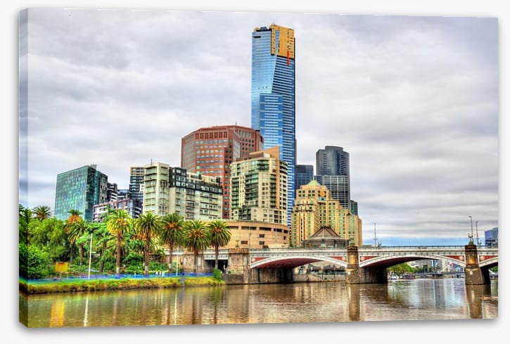 Skyline of Melbourne from the Yarra - Image 2