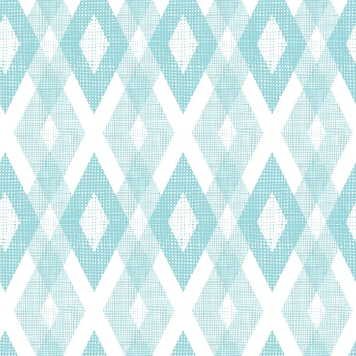 Soft blue diamonds