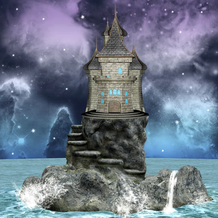 Starry sea castle