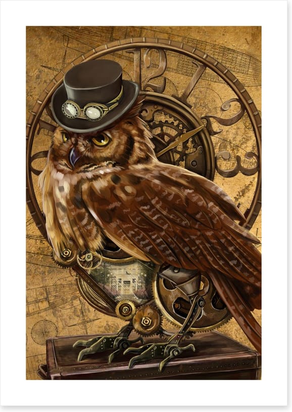 Steampunk owl - Image 2