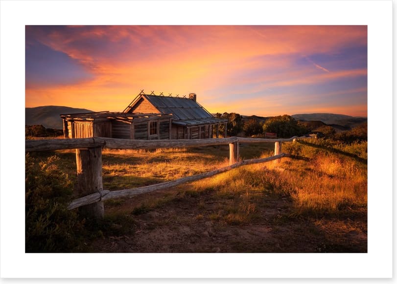 Sunset behind Craigs Hut - Image 2