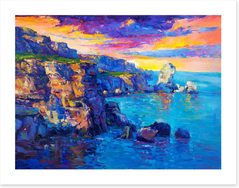 Sunset over the cliffs - Image 2
