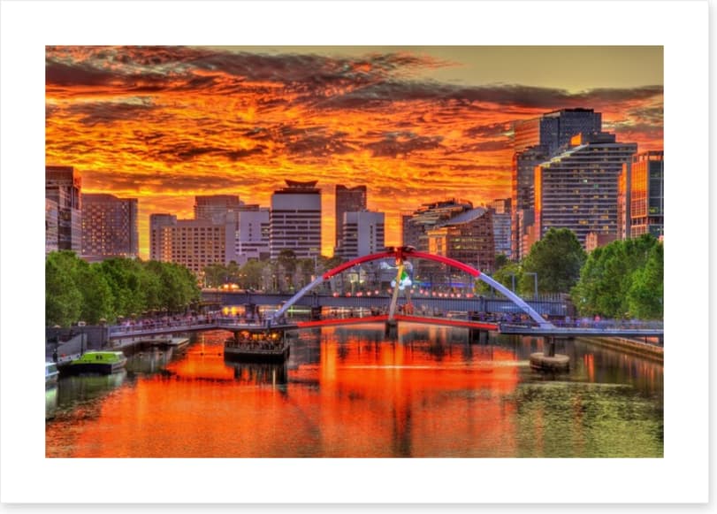 Sunset over the Yarra - Image 2