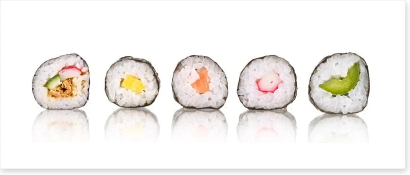 Sushi slice panoramic - Image 2
