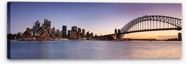 Sydney CBD panoramic at dusk - Image 2