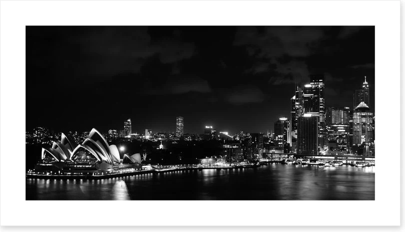 Sydney harbour at night - Image 2