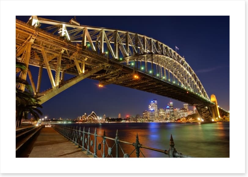 Sydney Harbour Bridge by night - Image 2