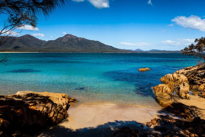 Tasman sea shore