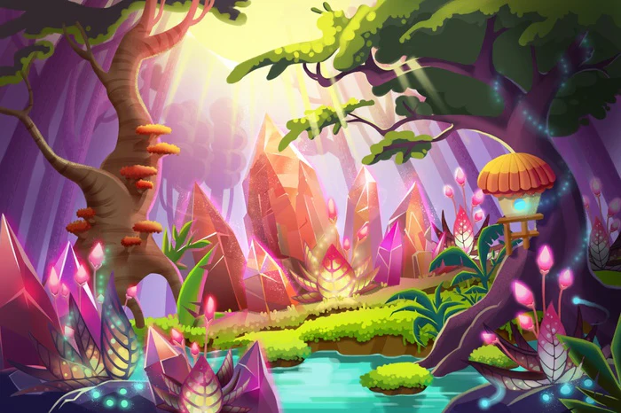 The crystal forest