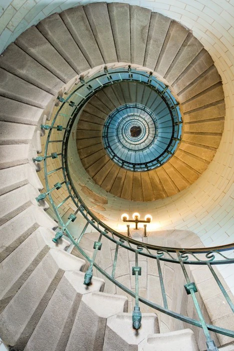 The lighthouse staircase