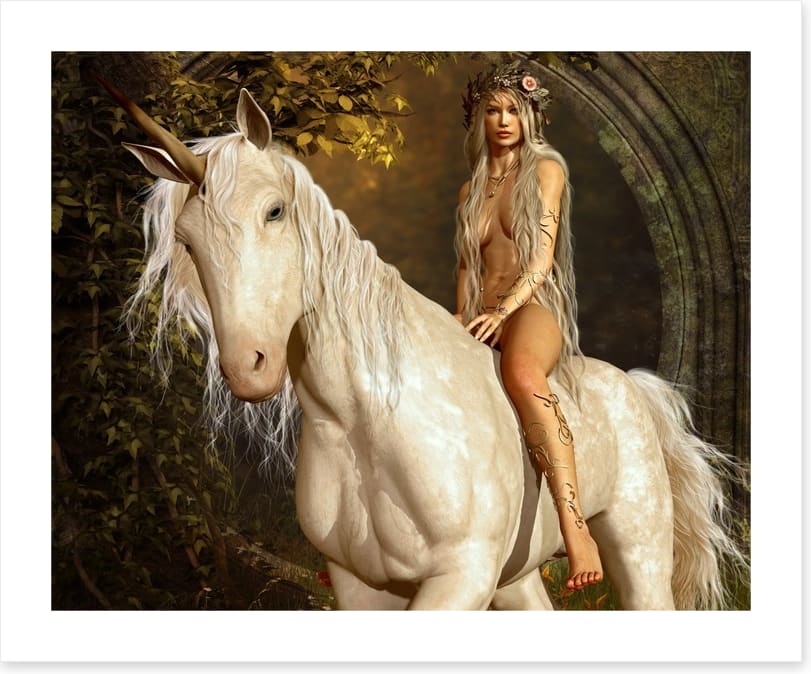 The maiden on the unicorn - Image 2