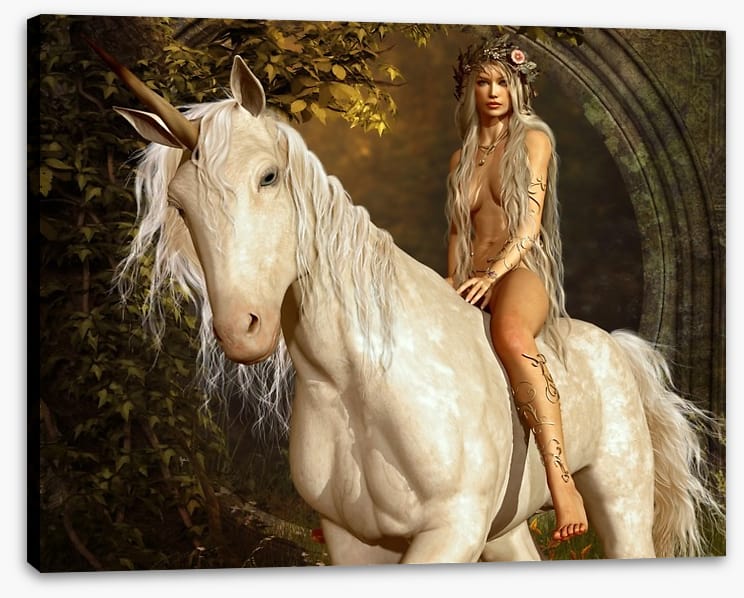 The maiden on the unicorn - Image 2