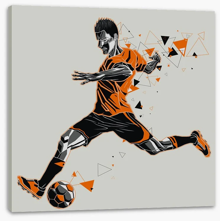The soccer player in orange - Image 2