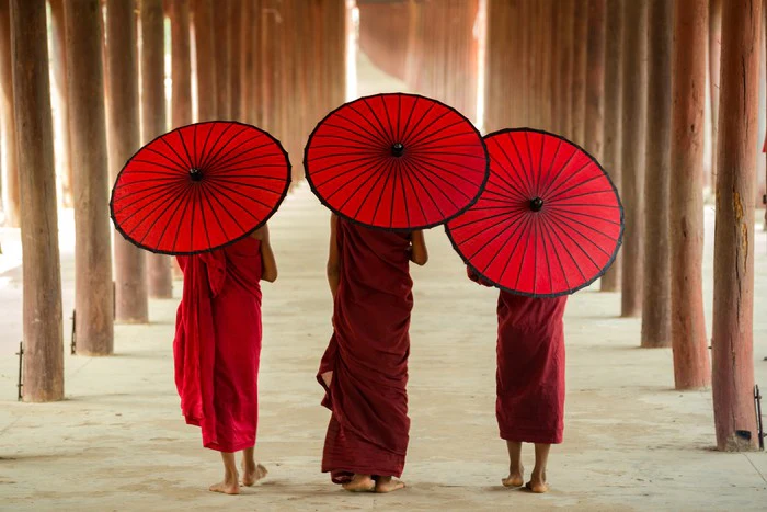 Three novices, Burma