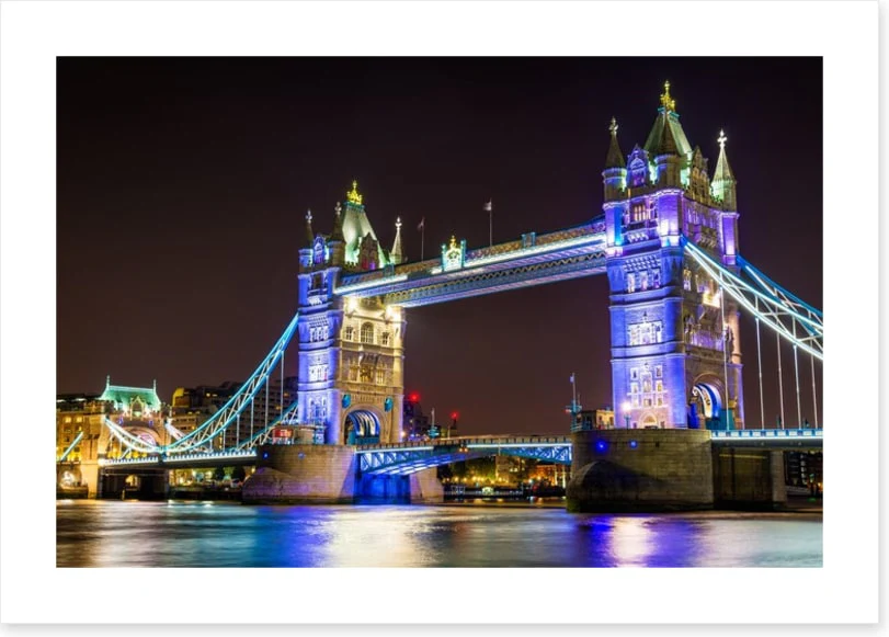 Tower Bridge illuminated - Image 2