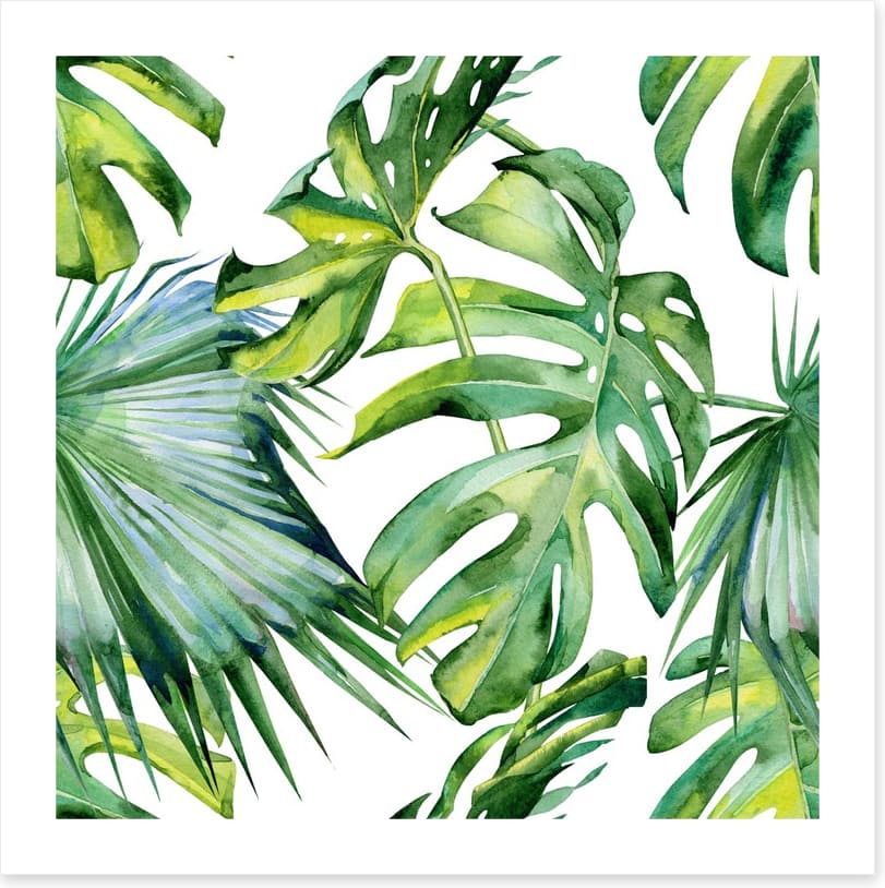Tropical jungle leaves - Image 2