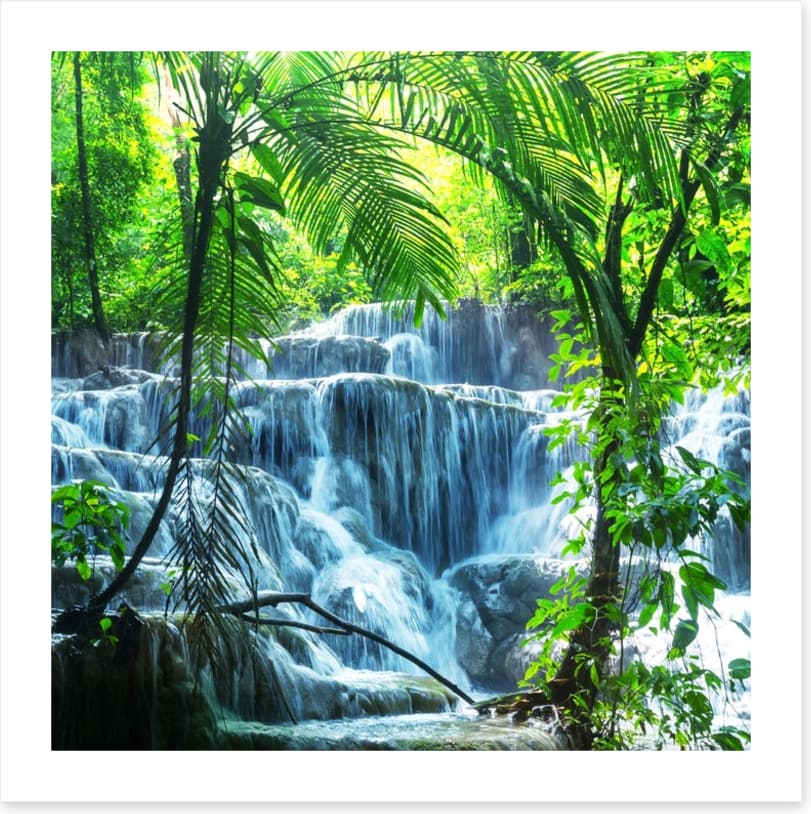 Tropical waterfall - Image 2