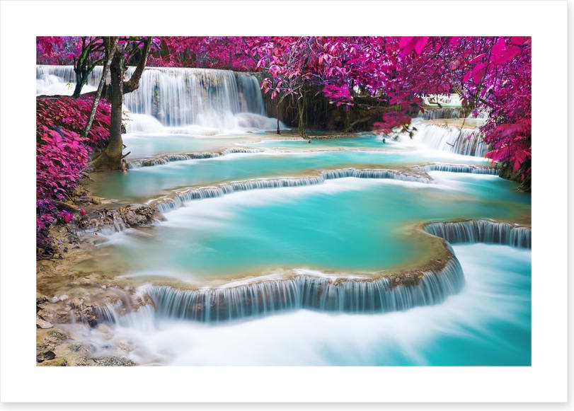 Turquoise Kuang Si waterfalls - Image 2