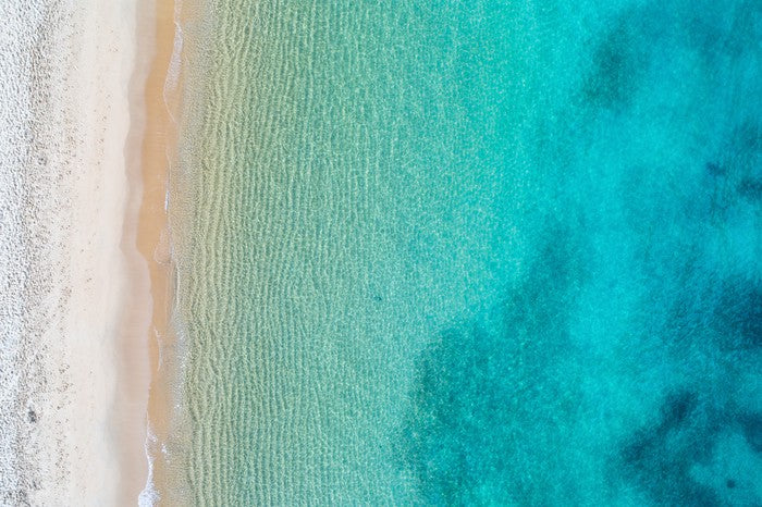 Turquoise ripples