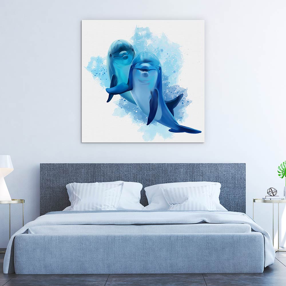 Two blue dolphins - Image 3