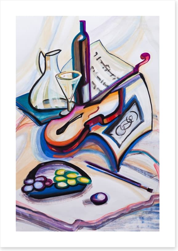 Violin and wine - Image 2