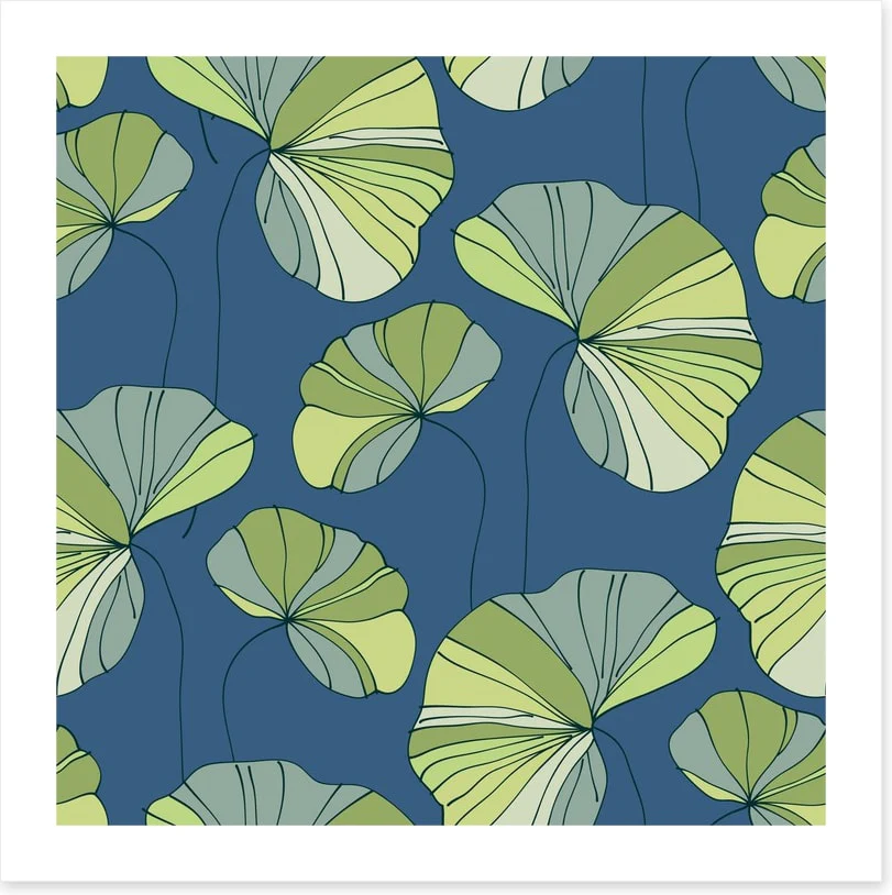 Water lily leaves - Image 2