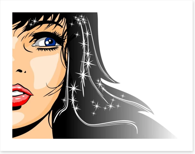 With sparkles in her hair - Image 2