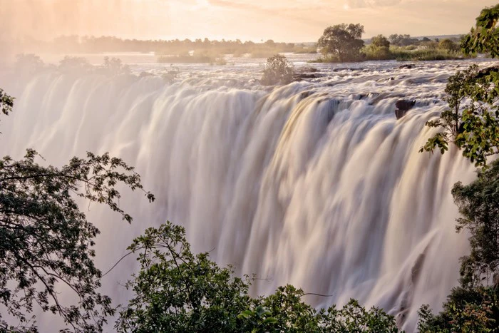 Zambezi River falls