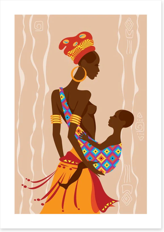 Zulu mother and child - Image 2